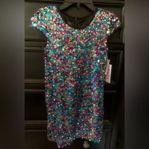 Pippa & Julie Multicolor Sequin Dress